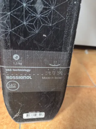 Esquís Rossignol Niña 142