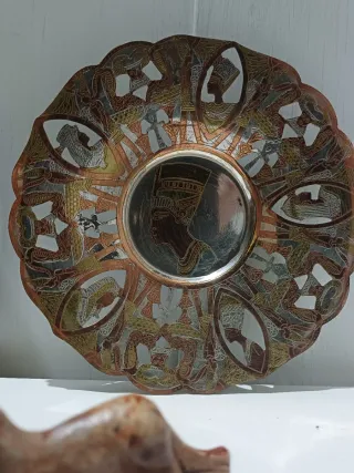 Souvenirs Egipto: Pirámide, Esfinge y Plato