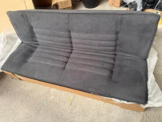 Sofá Cama Gris Tela NUEVO