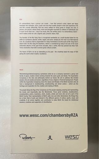 Auriculares WESC Chambers by RZA Blancos/Rojos