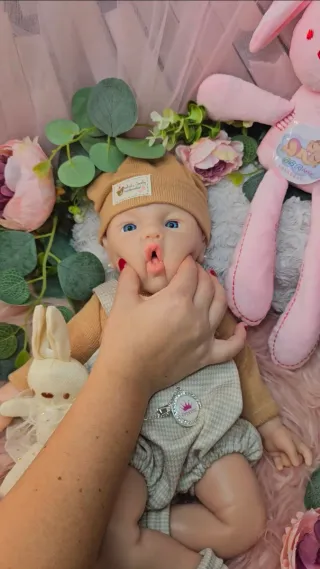 Muñeca Reborn Silicona Platino