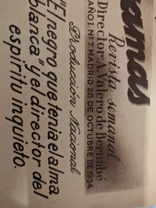 Revistas antiguas 1934