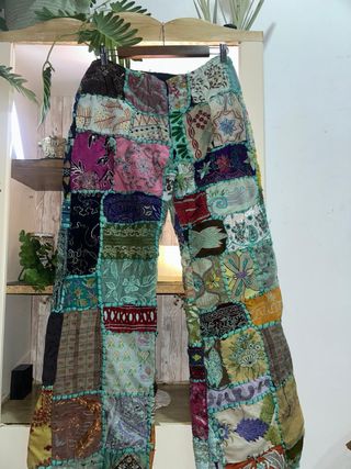 Pantalones Hippies Bohemios Patchwork