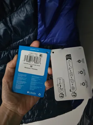 Chaqueta Columbia Mujer Azul Talla M