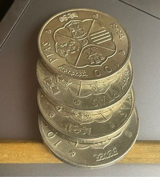 100 Pesetas 1966 Franco. Estrellas 66, 67, 68 y 70