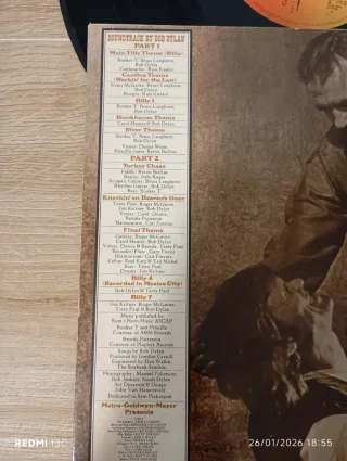 Vinilo Bob Dylan Pat Garrett & Billy The Kid