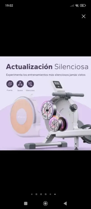 MERACH Máquina de Remo 16 Niveles