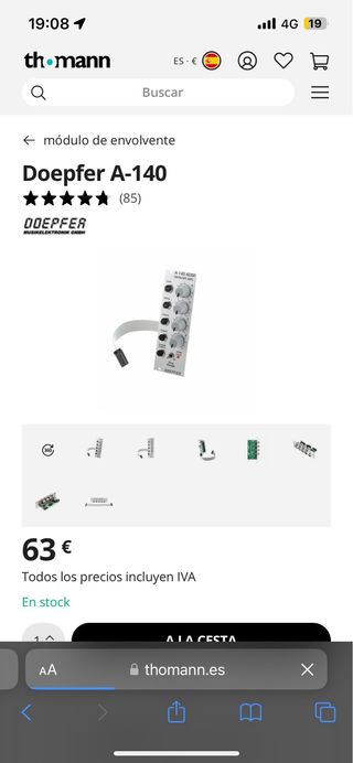 Sintetizador Modular + Case