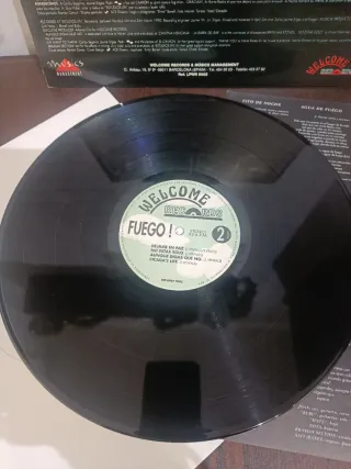 Vinilo Fuego! Vivo de Noche