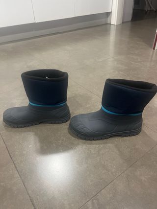 Botas nieve niño T.36/37 azul/gris