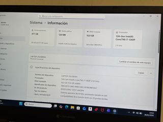 Toshiba Dynabook 13” Tactil i7 1260P 16GB DDR5