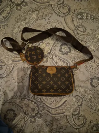 Bolso vtn Monogram Marrón y Beige