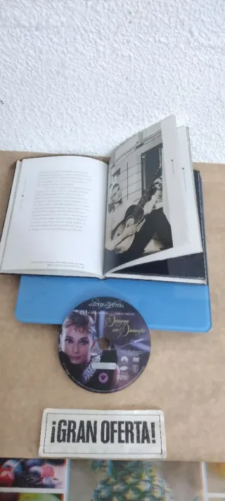 Libro y DVD Audrey Hepburn Desayuno Diamantes