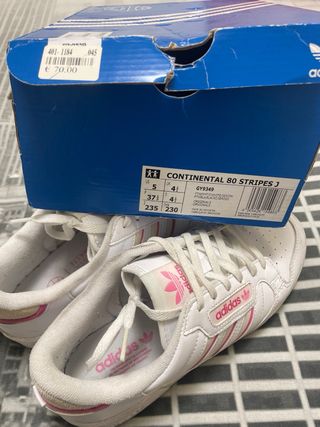 Zapatillas Adidas Continental 80 talla 37,5