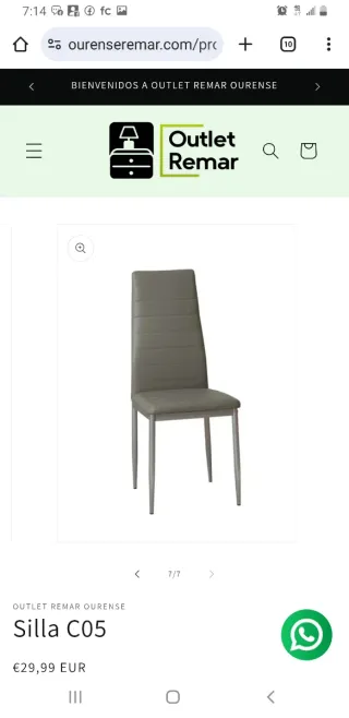 Sillas C05 Outlet Remar Ourense