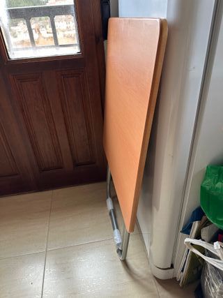 Mesa plegable madera 60x60x70 cm Como nuevo