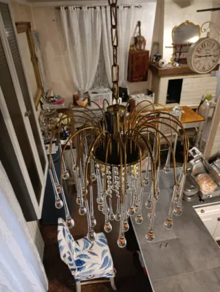 Lampadario goccia Venini Murano