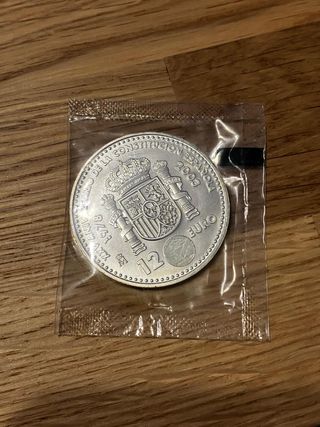 Moneda 12 Euros Plata 2003 Constitución Española