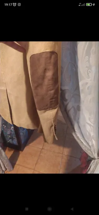 Giacca uomo cotone beige taglia 50