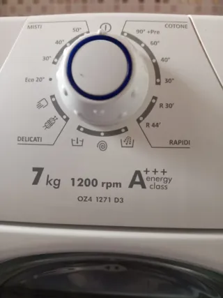 Lavatrice 7 kg Zerowatt Inverter Slim A+++