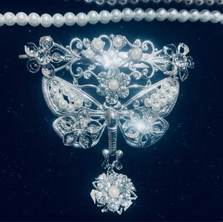 Aderezo Fallera Plata Niña 5-12 Años