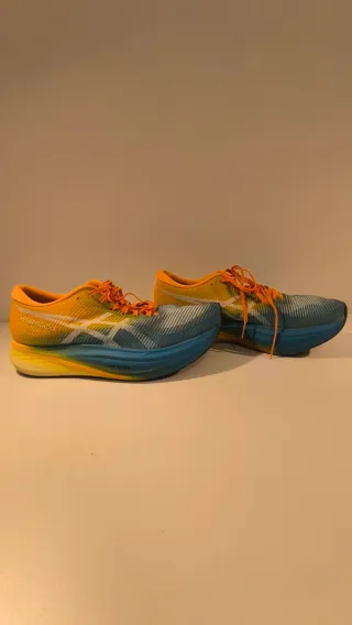 Zapatillas ASICS Correr Azul Naranja