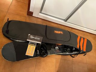 Pack Snowboard Salomon 160cm + Fijaciones + Funda