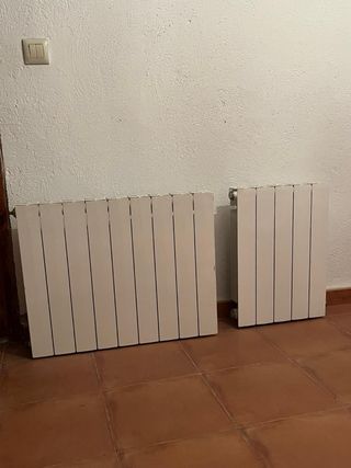 Radiadores de aluminio blancos