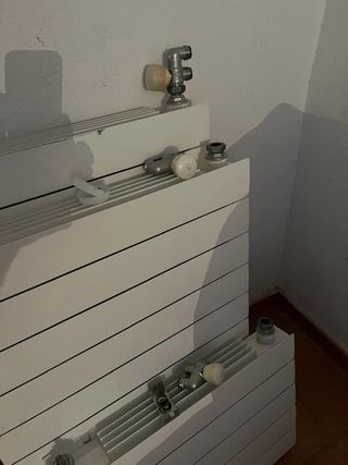 Radiadores de aluminio blancos