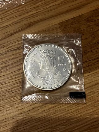 Moneda 12 Euros Plata 2004 Isabel