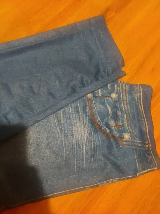 Leggings tipo Jean elásticos Talla M/L