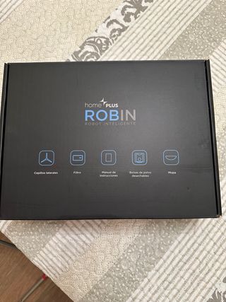 Robot Aspirador Negro Home Plus sin usar 1800 real