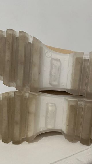 Botas piel Popa color crema Mujer