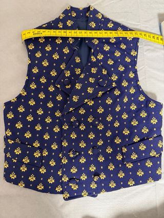 Chaleco fallero niño talla 4 nuevo