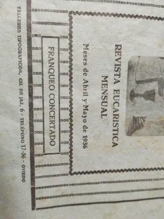 Certificado y librillos religiosos