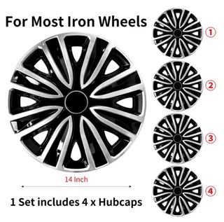 Juego de 4 Tapacubos (14 pulgadas)