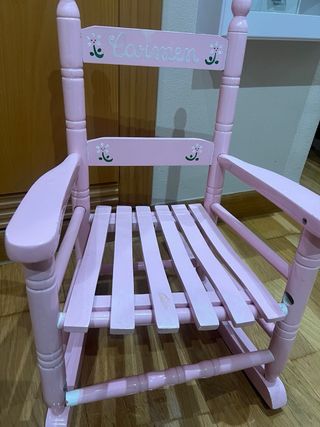 Mecedora infantil madera personalizada