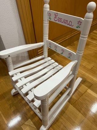 Mecedora infantil madera personalizada
