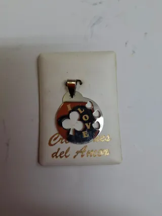 Colgante Oro Blanco 18k