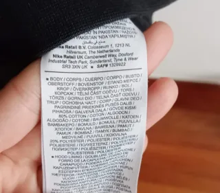 Sudadera Nike Negra Hoodie Basic Original