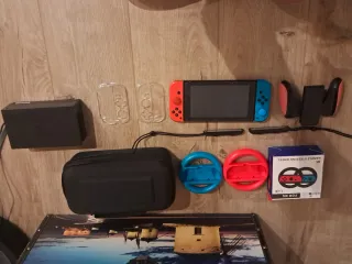 Nintendo Switch Rojo/Azul + Accesorios
