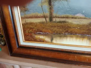 Cuadro Óleo Paisaje Otoñal 57x80