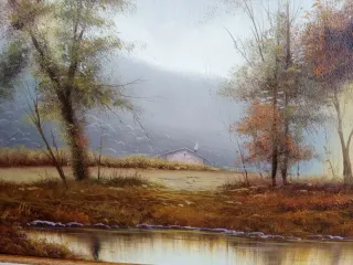 Cuadro Óleo Paisaje Otoñal 57x80