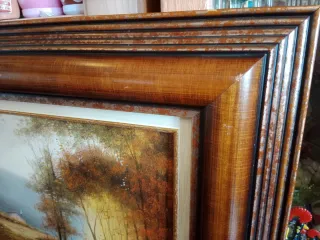 Cuadro Óleo Paisaje Otoñal 57x80