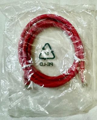 Pack 4 latiguillos rojos Cat6 NUEVOS