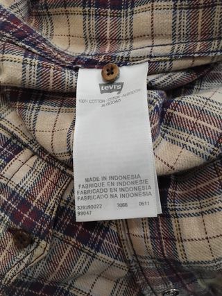 Camisa Vaquera Levi's Franela Mujer