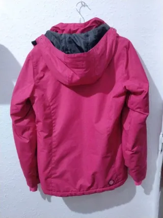 Anorak de esquí rosa