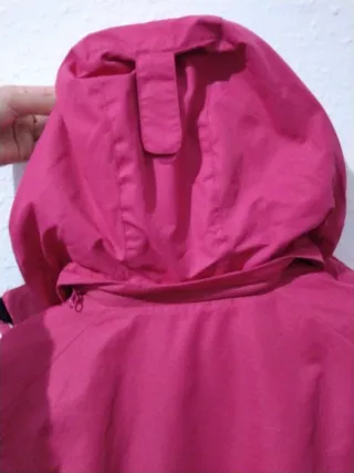 Anorak de esquí rosa