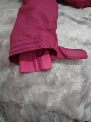 Anorak de esquí rosa