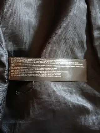 Trenca paño Mango Talla S